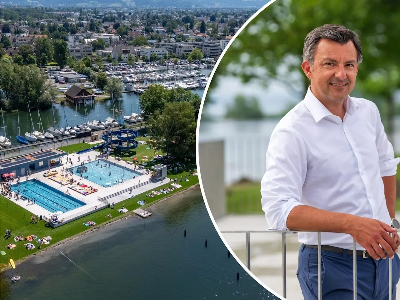 Rutschige Fliesen, kleine Becken: Kritik am neuen Strandbad und was Staudinger dazu sagt