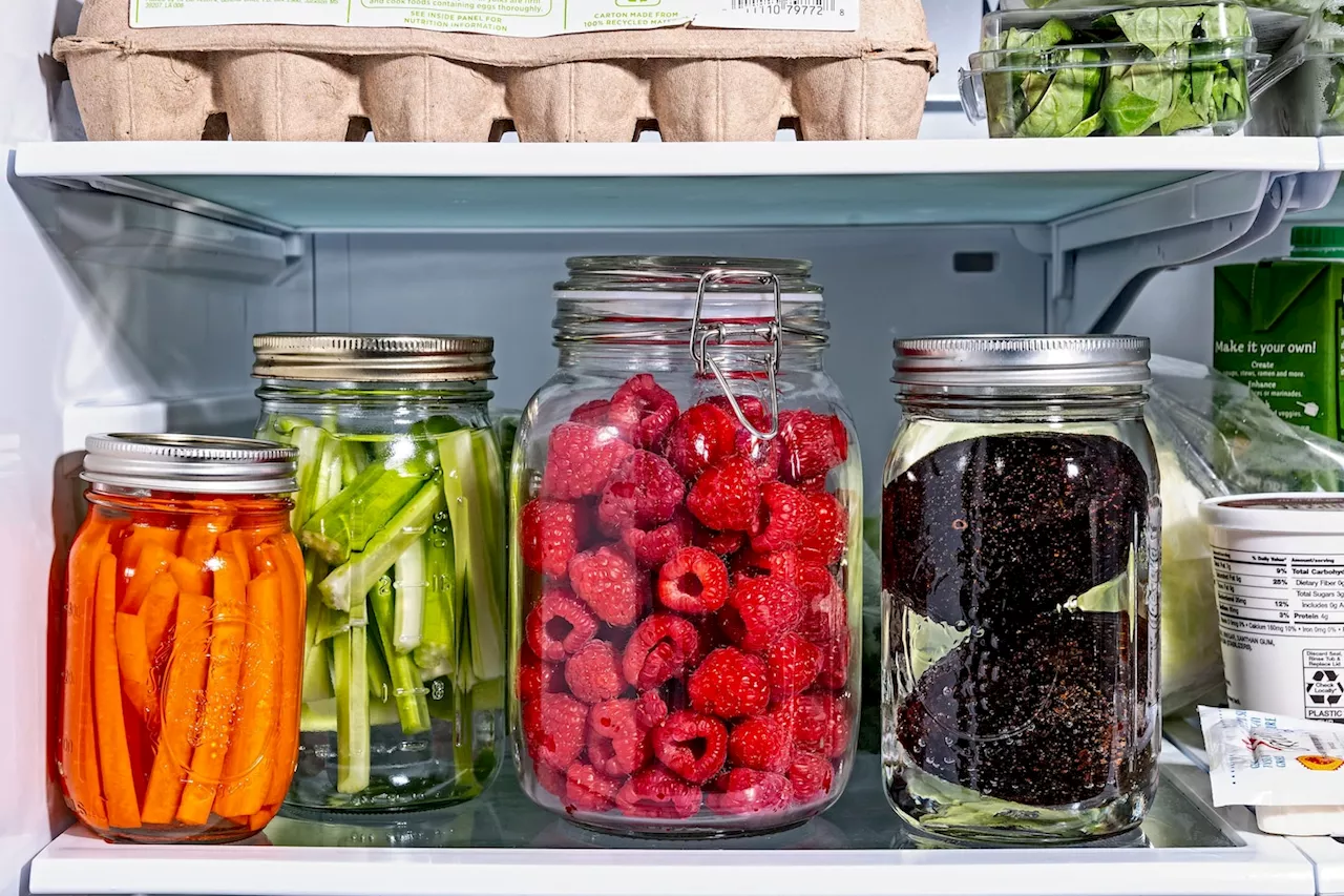 Refrigerating produce in jars looks great, but it can breed bacteria