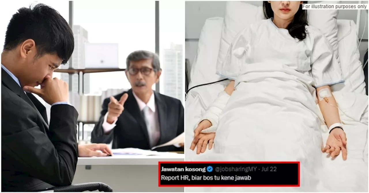 M'sian Asks to Leave Work Early to Check On Wife in Emergency Room, Boss Says 'work is more important'