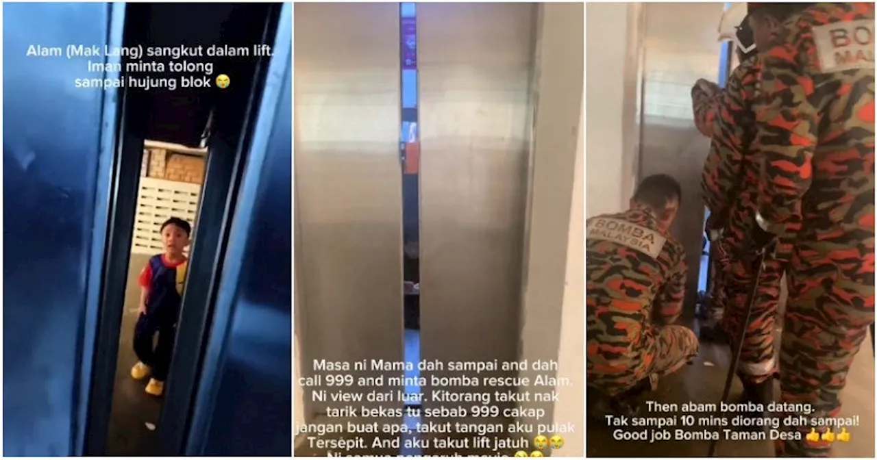 'Management heard the bell but only showed up after Bomba arrived' - M'sian Trapped in Condo Lift For 1 Hour