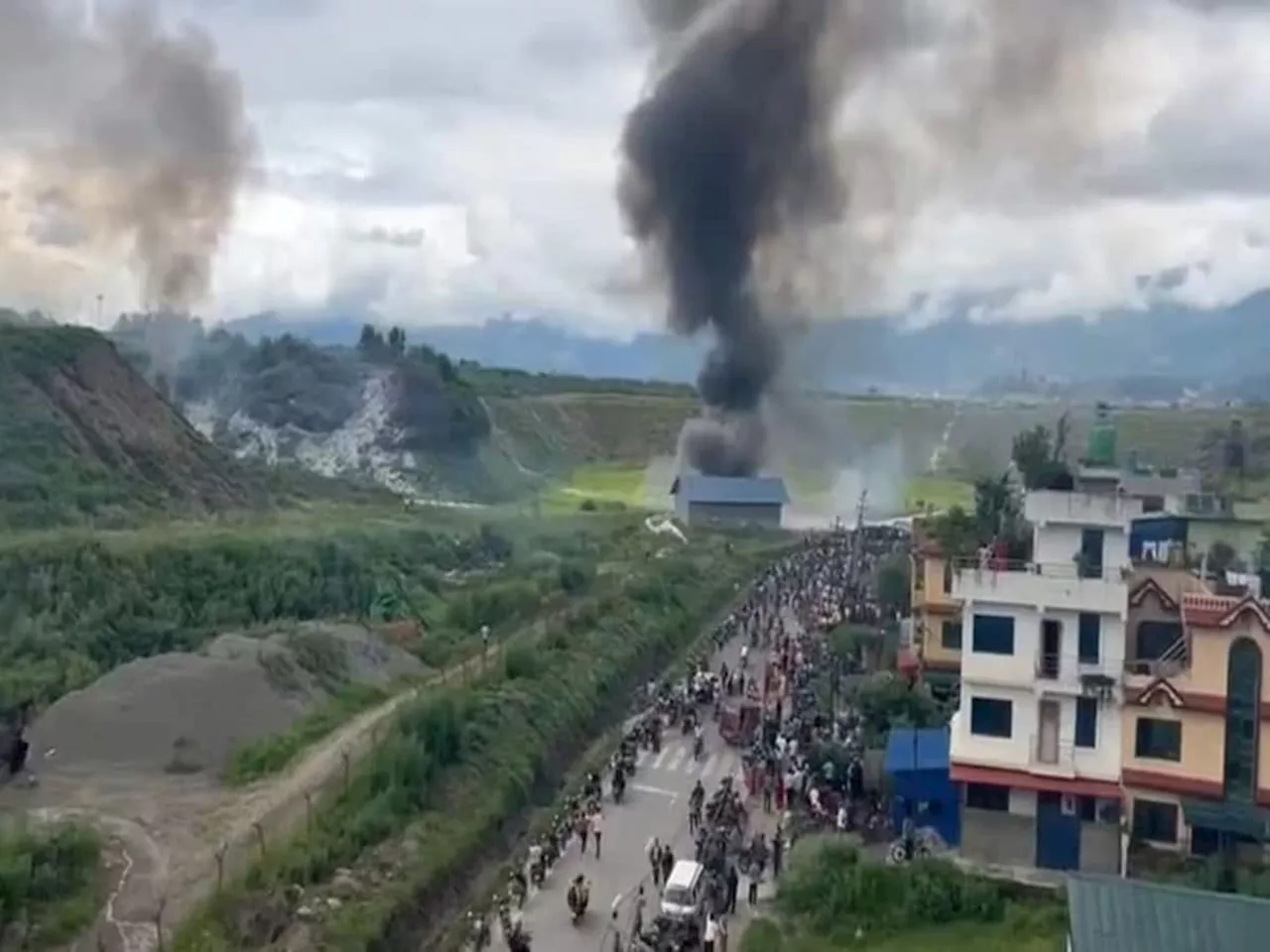 Nepal Plane Crash: નેપાળના ત્રિભુવન એરપોર્ટ પર ટેકઓફ દરમિયાન પ્લેન ક્રેશ, 18 લોકોના મોત