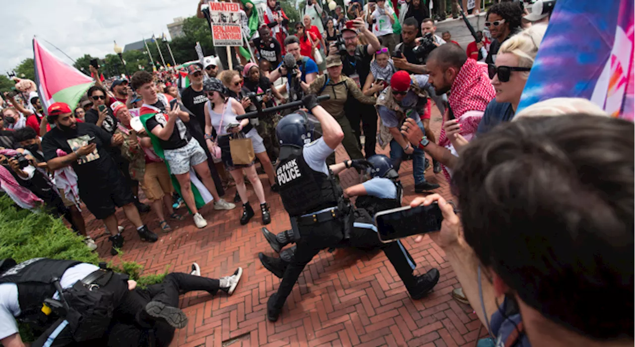 'Day of Rage' in Washington as Netanyahu addresses US Congress