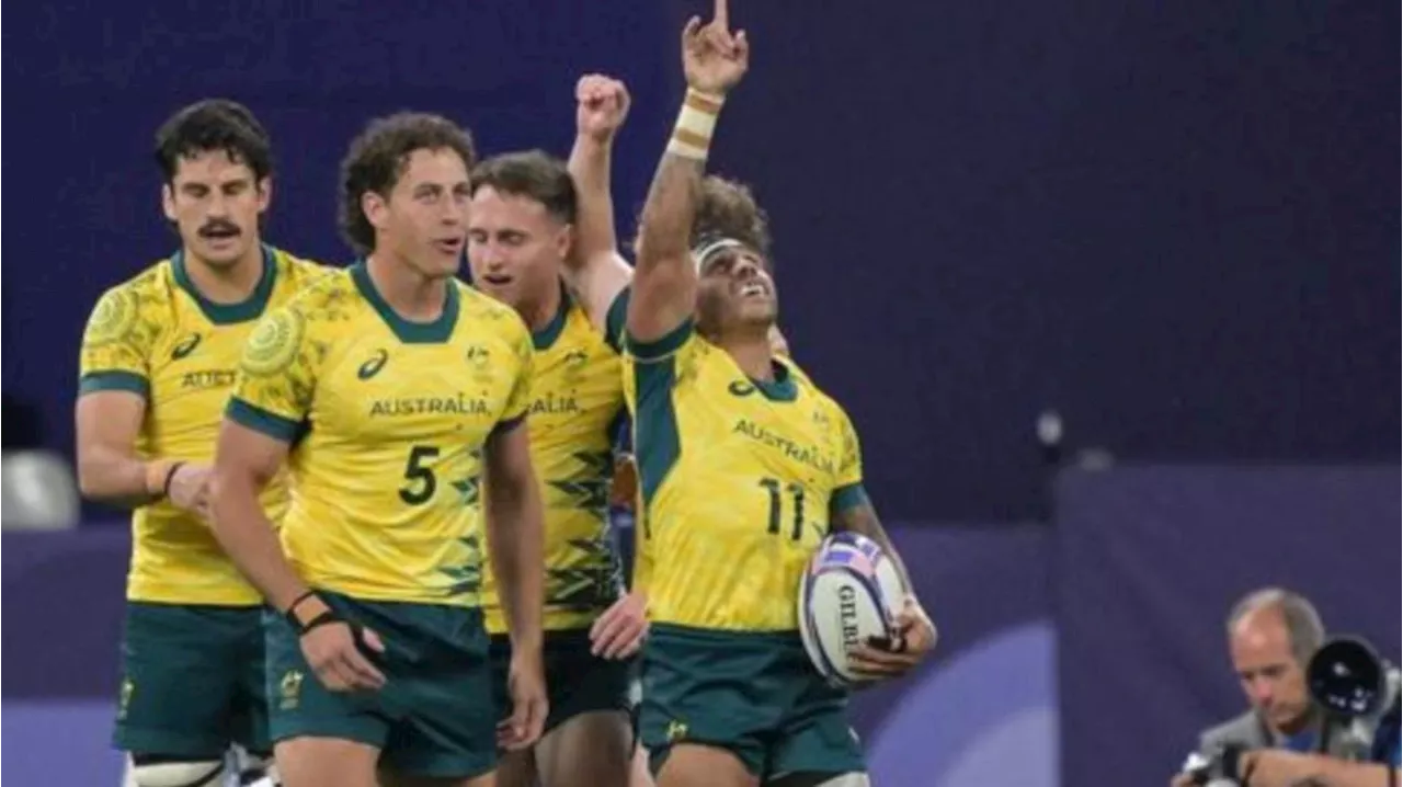 Australia’s rugby sevens team makes Olympic history after belting the US in the quarter-final