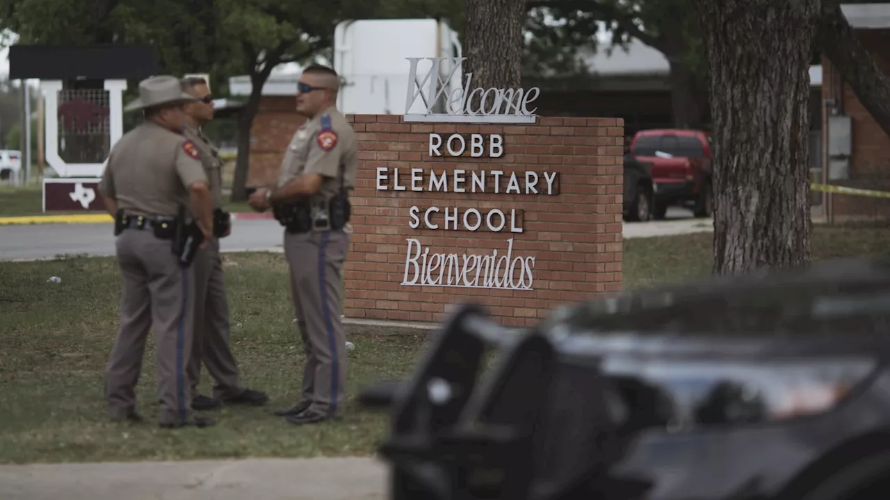 Former Uvalde school district police officer pleads not guilty as victims' families look on