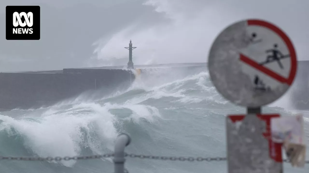 Freighter sinks off Taiwan coast as Typhoon Gaemi heads for China