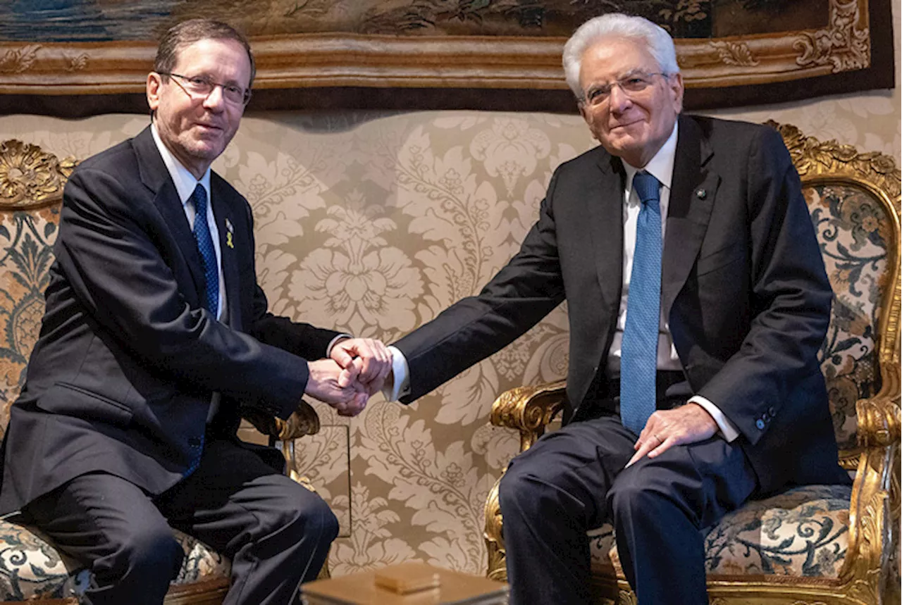 Mattarella, Meloni meet Israeli President Herzog in Rome