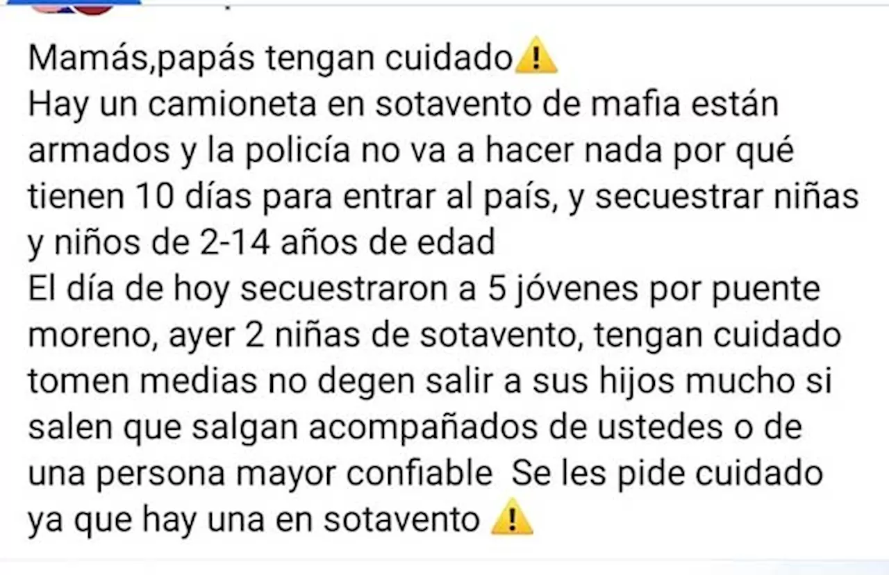 Falso, desapariciones de mujeres en Veracruz-Boca del Río reportada en redes sociales