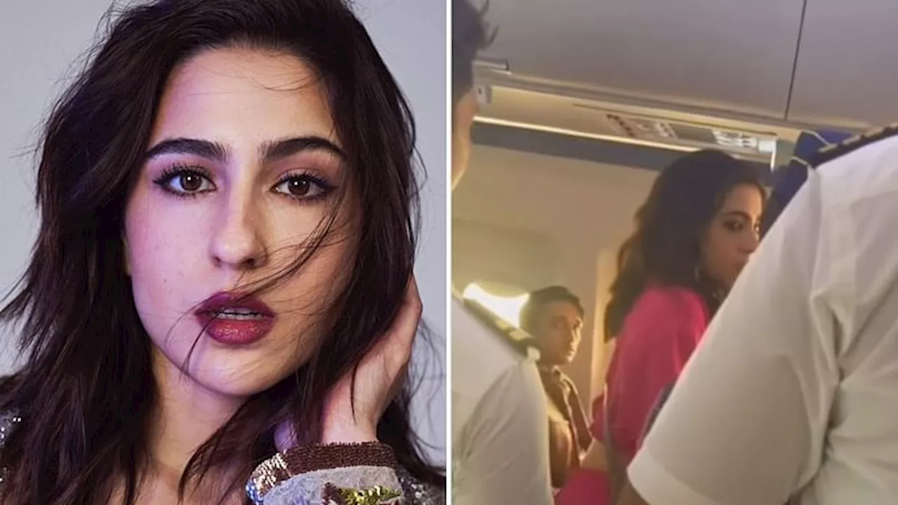 Sara Ali Khan: सारा के ऊपर एयर होस्टेस ने गिराया जूस, गुस्से से आगबबूला हुईं अभिनेत्री