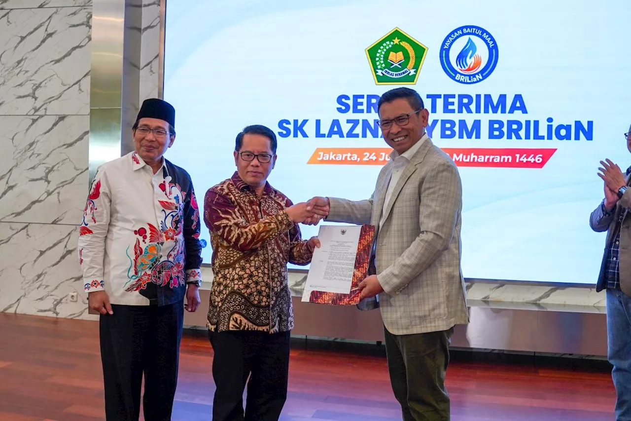 Kemenag serahkan SK izin operasional LAZ YBM BRILian