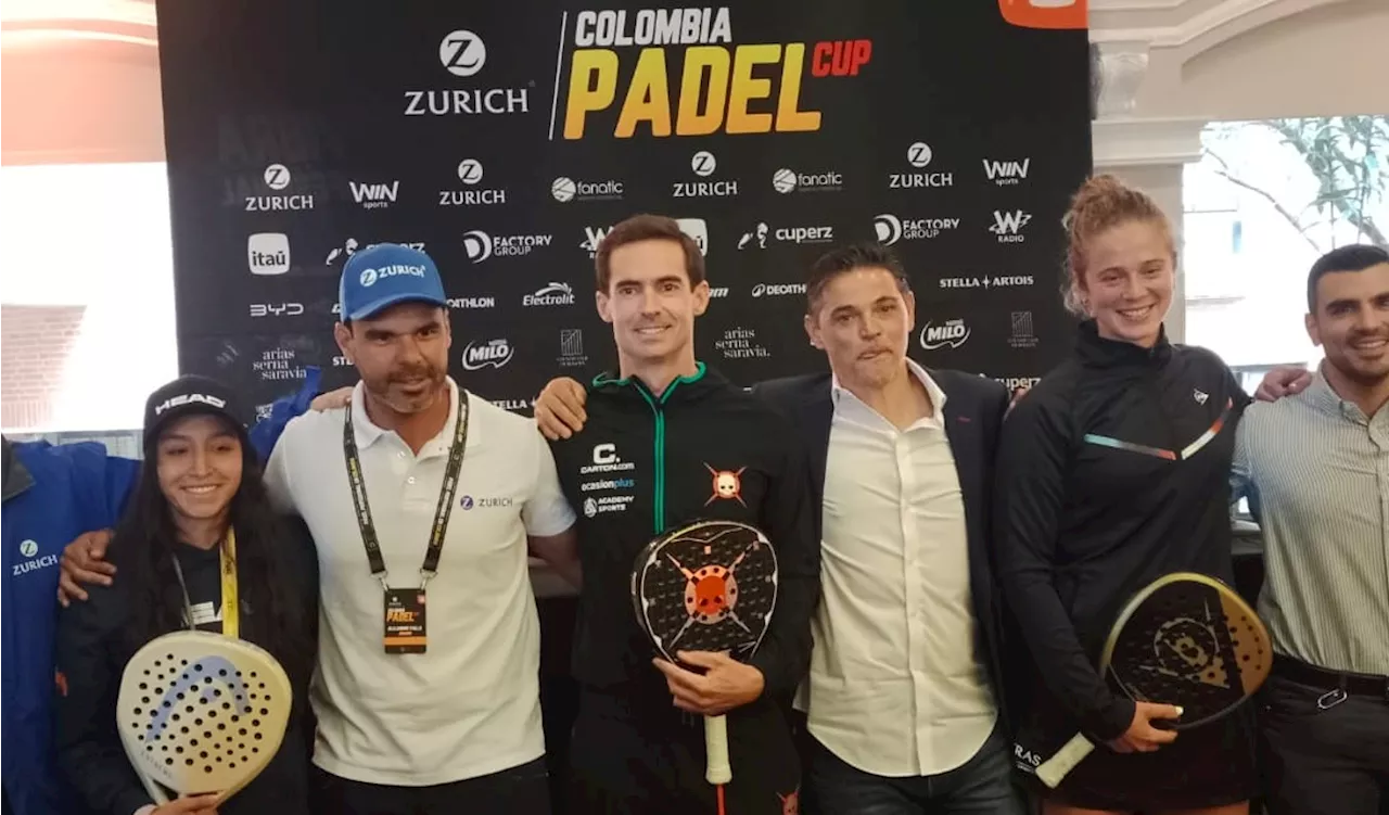 Alejandro Falla palpita el Zurich Colombia Pádel Cup: 'Es una apuesta'