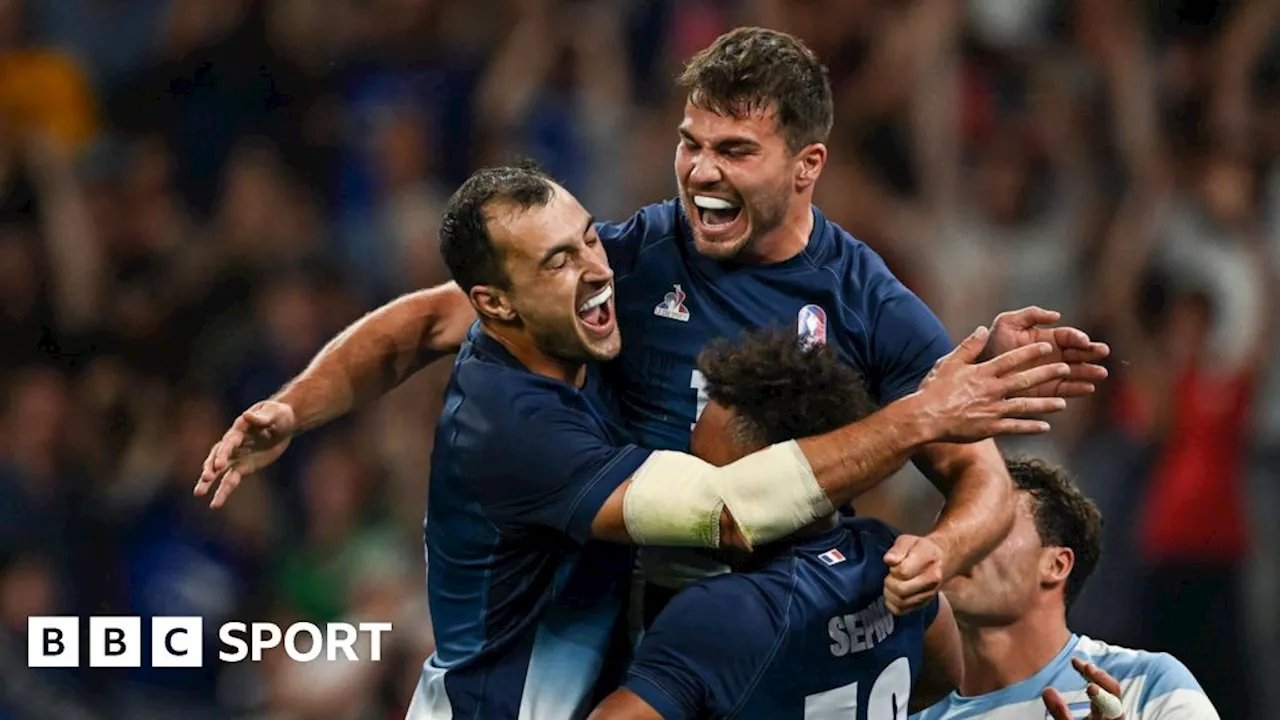 Paris 2024: France beat Argentina after Antoine Dupont, Aaron Grandidier and Andy Timo tries