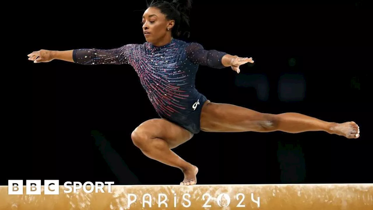 Simone Biles makes Olympic return with podium training at Paris 2024