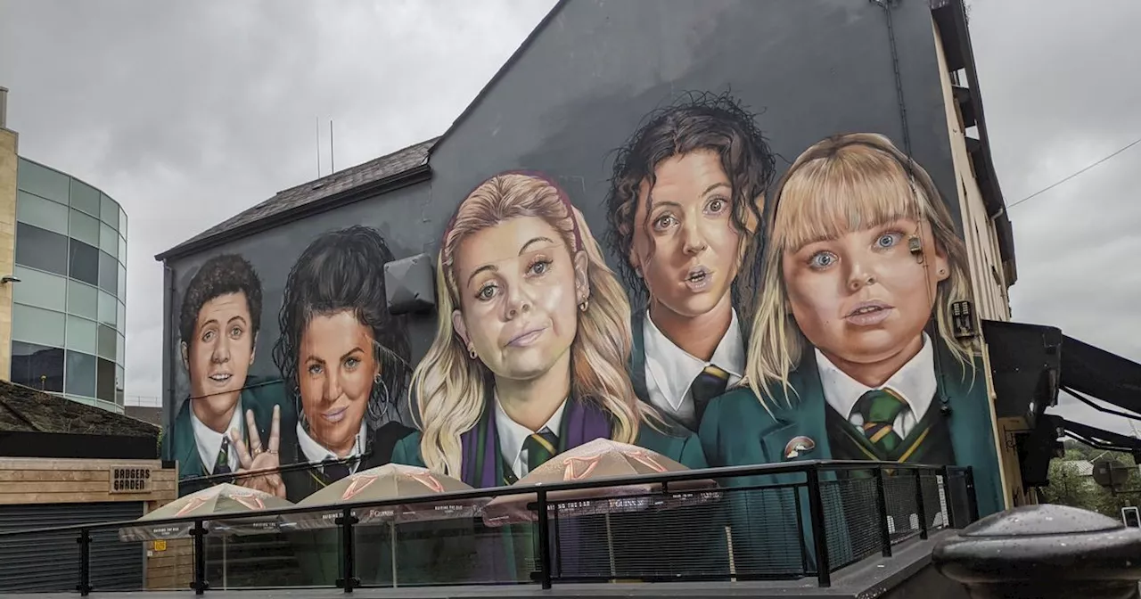 Artist behind iconic Derry Girls mural 'upset' after vandalism