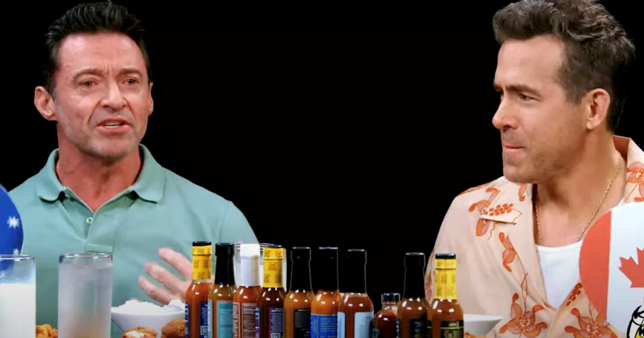 Ryan Reynolds and Hugh Jackman have Canadian debate on Hot Ones