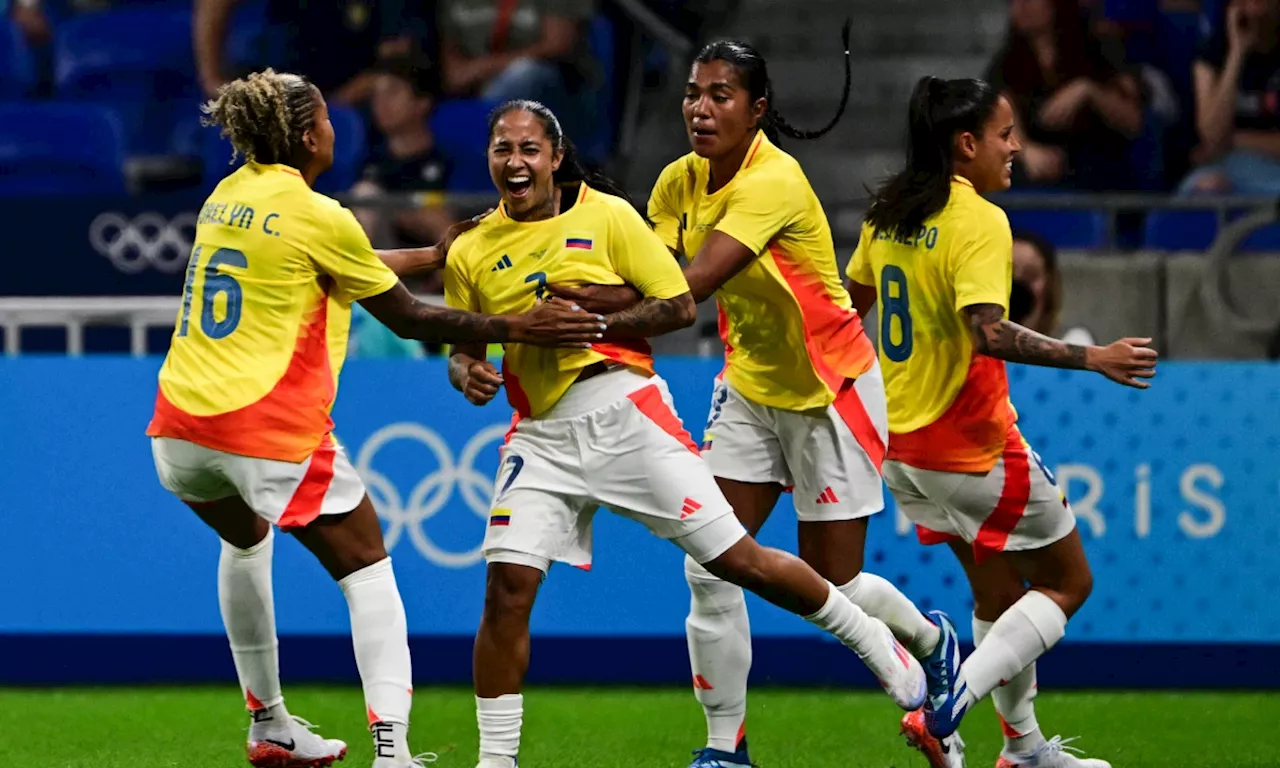 Manuela Pavi anotó el segundo gol de Colombia contra Francia en Olímpicos