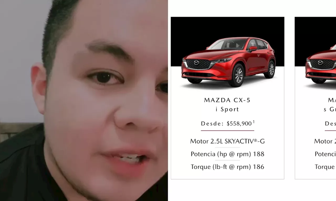 Tiktoker intentó comprar un carro Mazda en 113.000 pesos y ahora enfrenta seria demanda