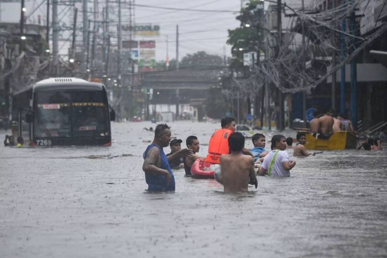 Marcos calls out climate change for recent Fatal flooding in Manila