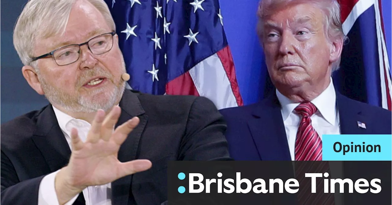 Trump v Rudd: who’d win, the master of the barb or the prince of persuasion?