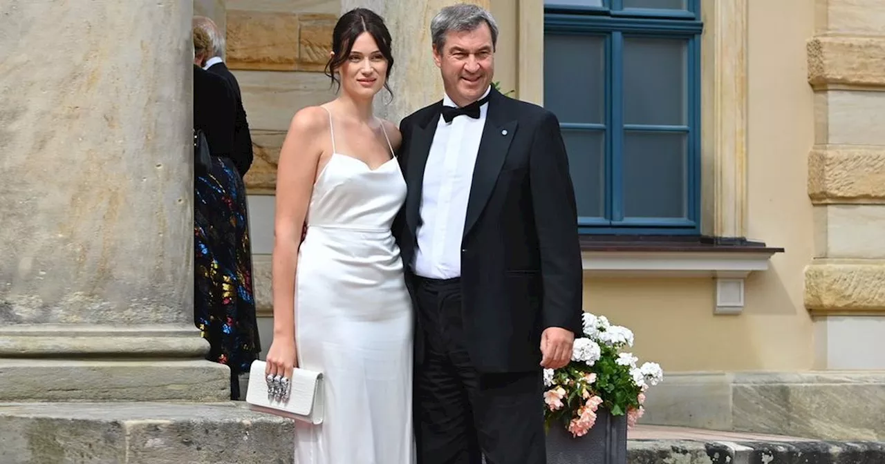 Markus Söder mit Tochter Gloria-Sophie bei Bayreuther Festspielen