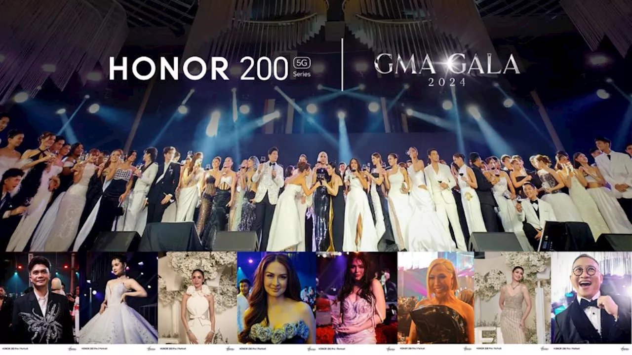 AI Portrait Master HONOR 200 shines with the stars of GMA Gala 2024