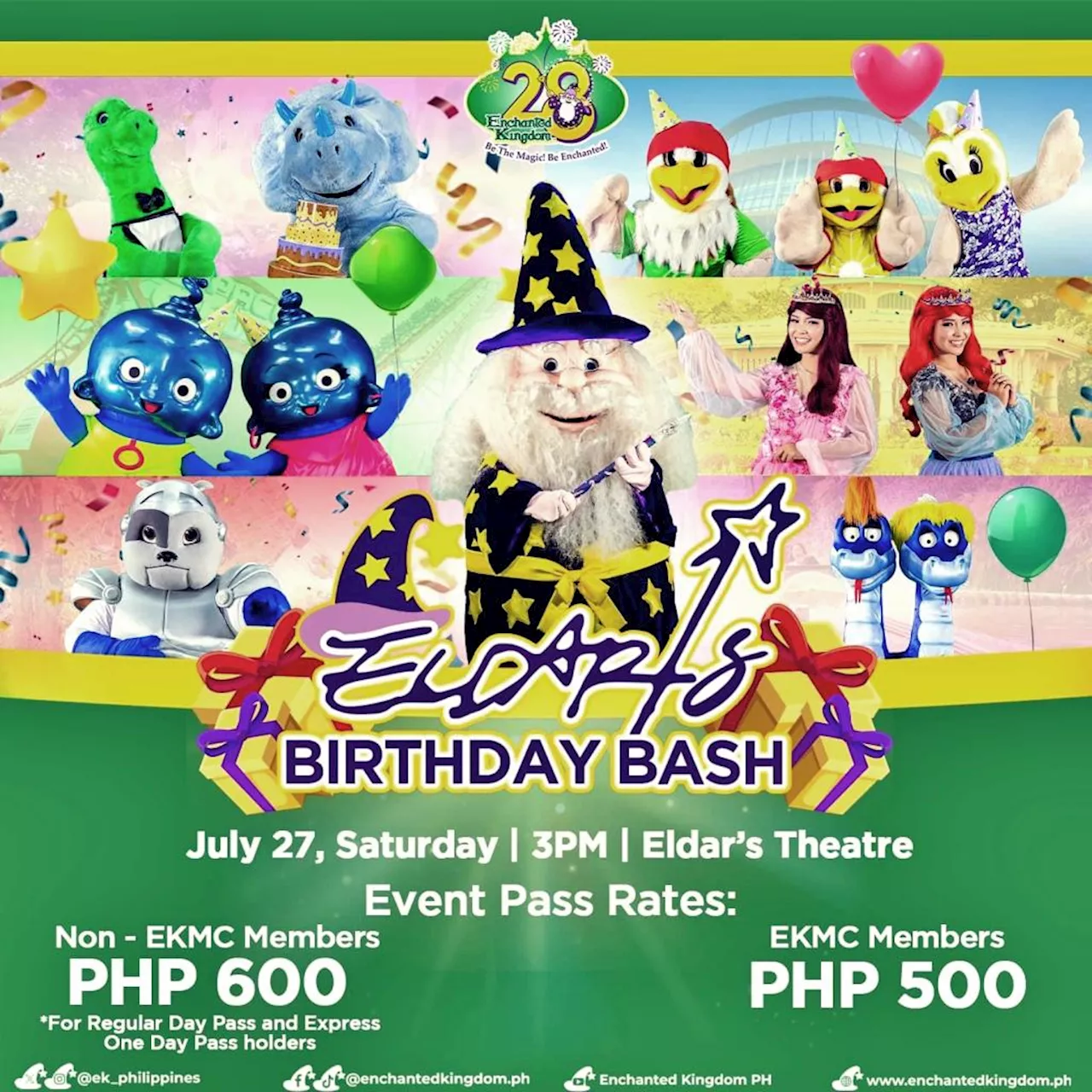 Enchanted Kingdom celebrates Eldar the Wizard’s magical birthday