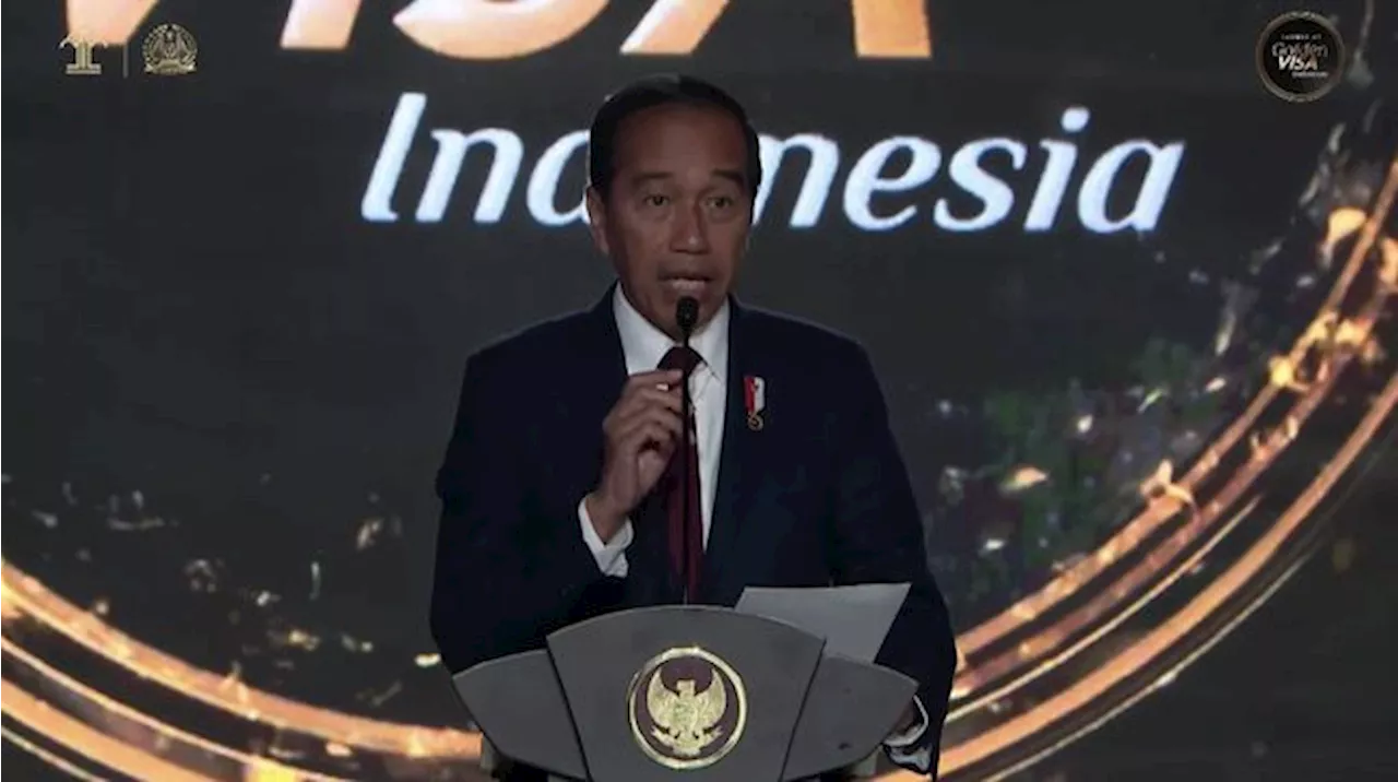 Jokowi Kaget Ramai-Ramai Orang Daftar Golden Visa Indonesia