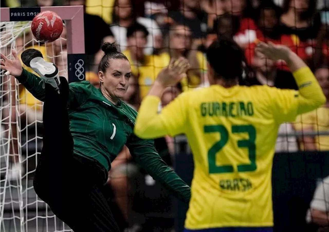 Namorada de Moreschi reage à atuação da goleira na estreia do handebol do Brasil