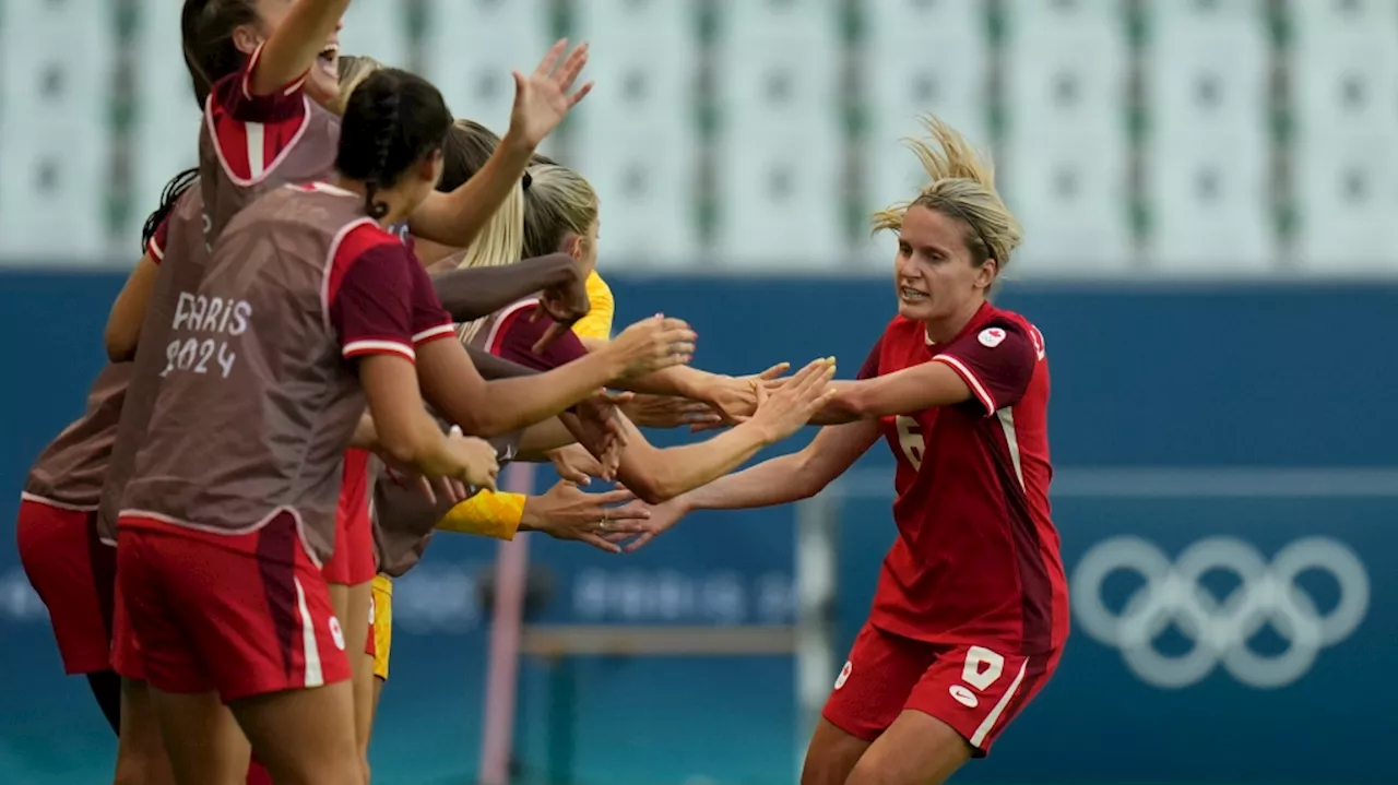 Defending champion Canada tops New Zealand 2-1 in Olympic women's soccer opener