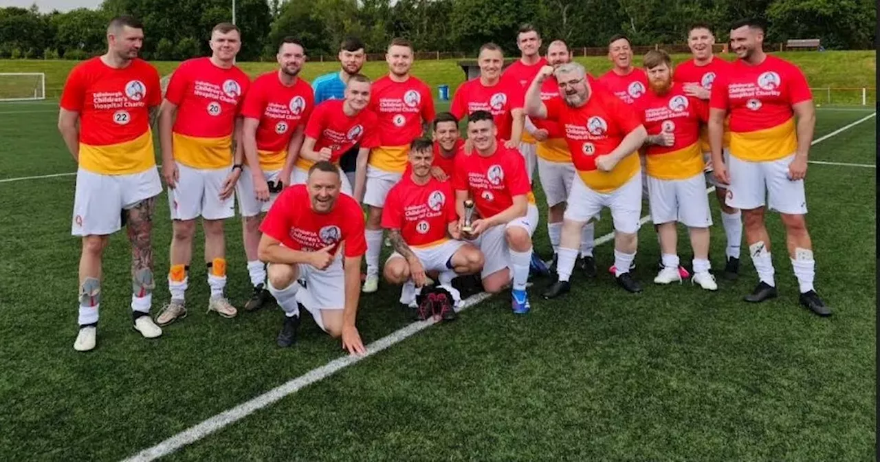 Charity football match on the ball for West Lothian hospital kids