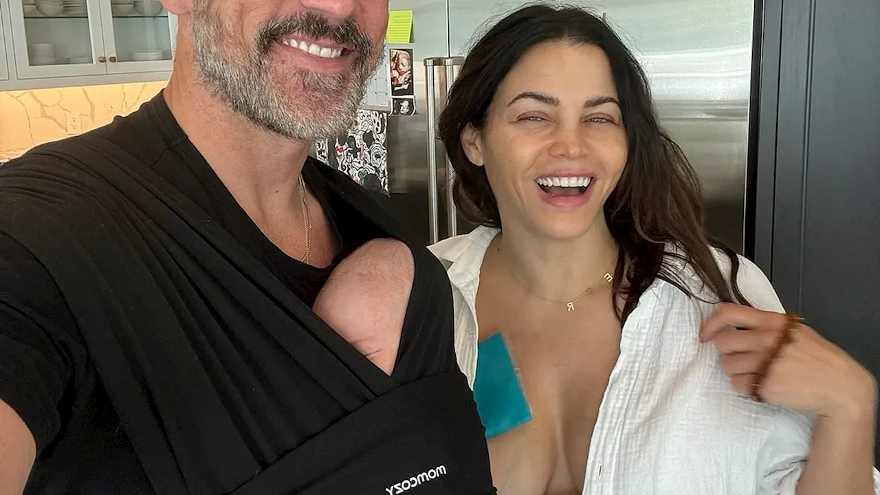 Jenna Dewan uses red-light therapy mask and other remedies to help cure her mastitis from...