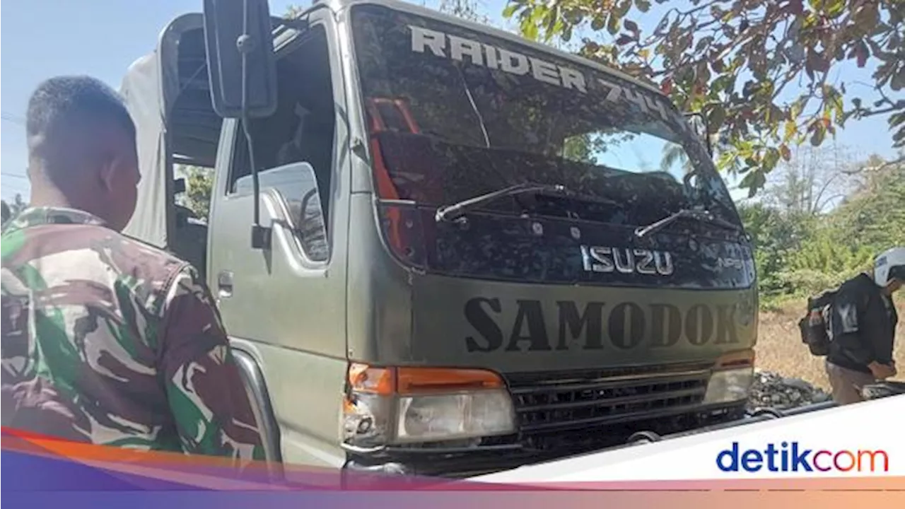 Mobil Eks Presiden Timor Leste Tabrakan dengan Truk TNI