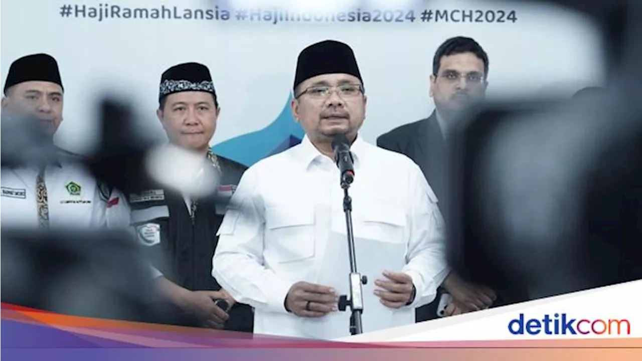 Terapkan Skema 4-3-5, Gus Yaqut: Penyelenggaraan Ibadah Haji 2024 Sukses