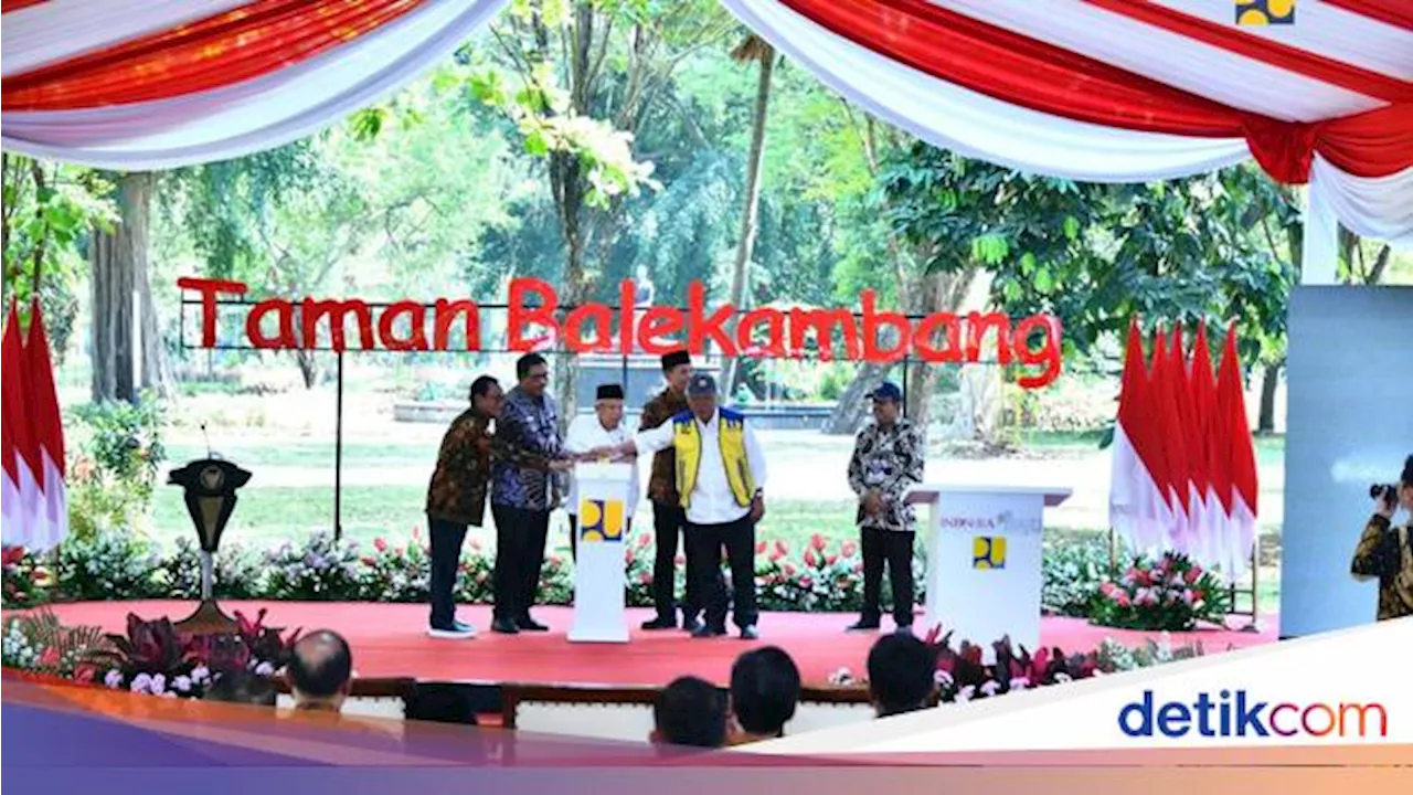 Wapres Resmikan Taman Balekambang Surakarta yang Direvitalisasi Rp 170 M