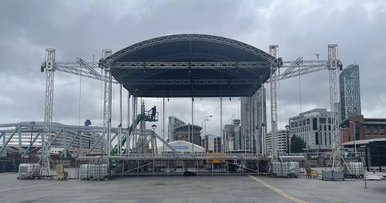 Pier Head transformed as thousands to turn out this weekend