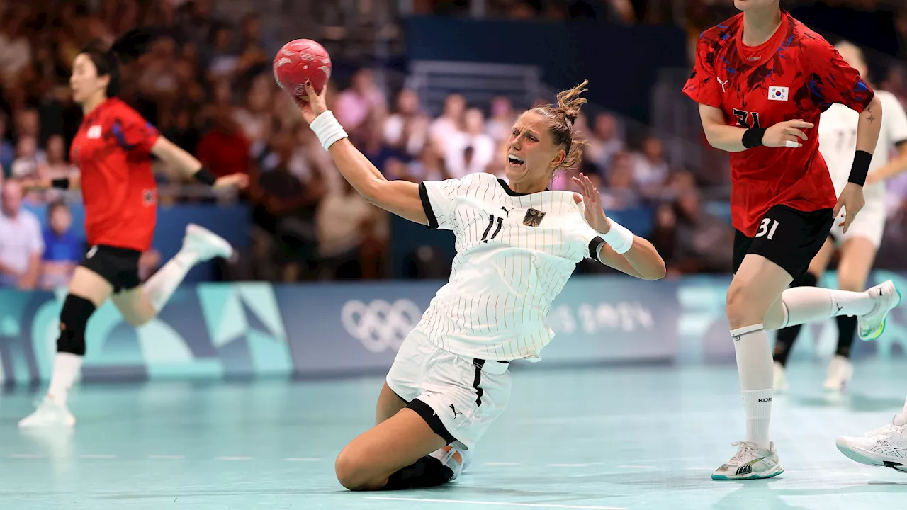 Olympische Spiele 2024: Deutsche Handball-Frauen unterliegen zum Auftakt Südkorea - Enttäuschung bei Olympia-Comeback