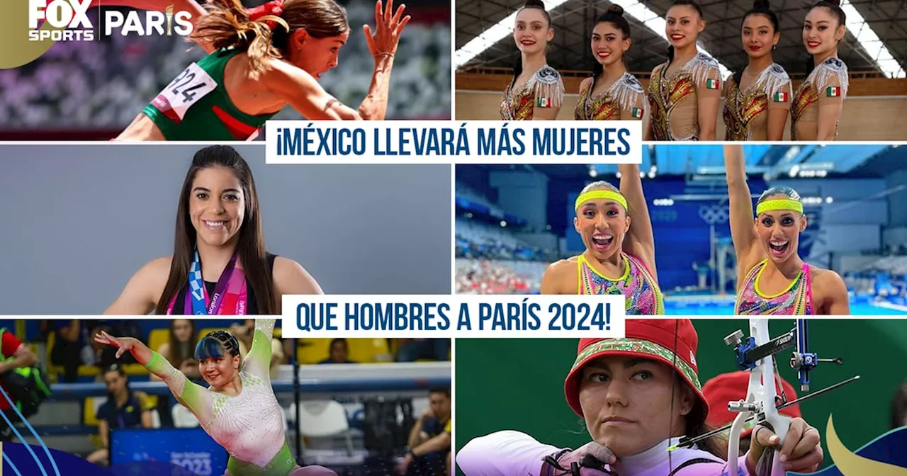 ¡Delegación HISTÓRICA en París 2024: México ENVÍA por primera vez más MUJERES a unos Juegos Olímpicos!