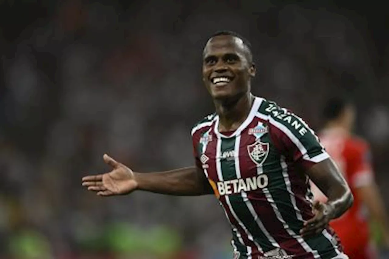 Jhon Arias se reportó con agónica anotación en Fluminense: vea el gol