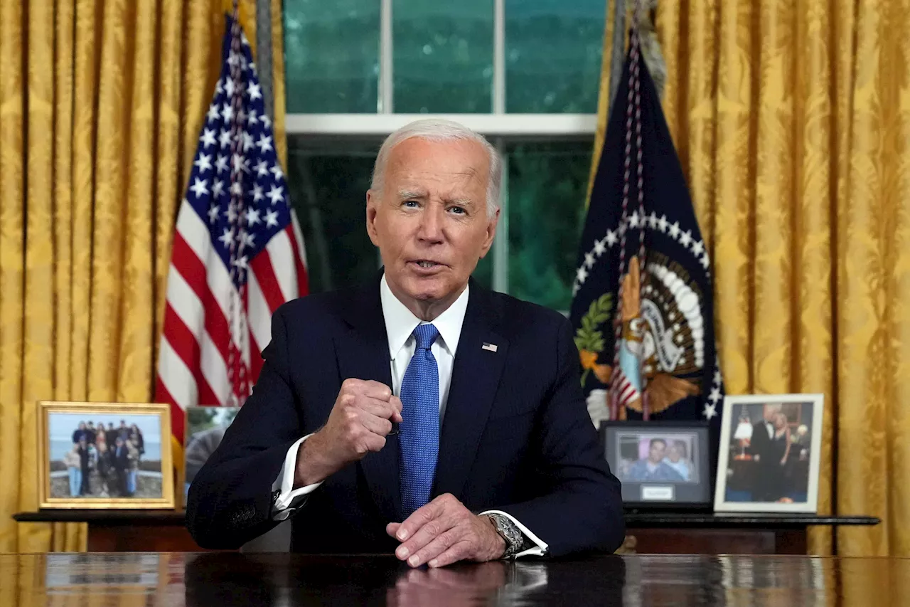 Biden says he's 'passing the torch' in speech from Oval office