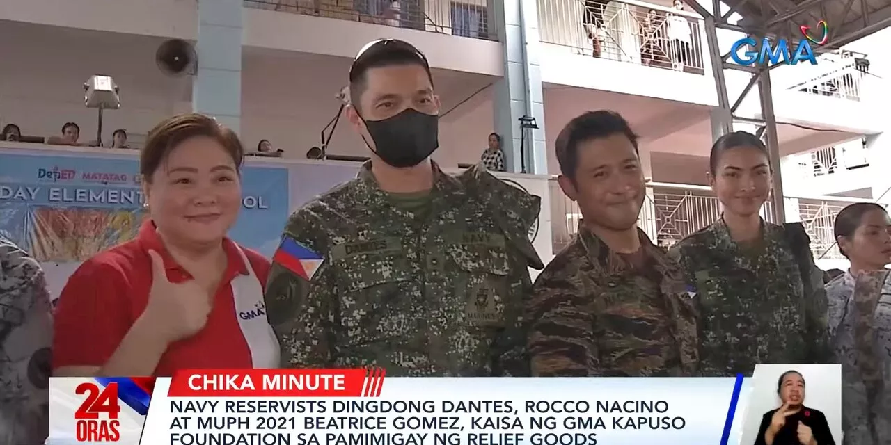 Dingdong Dantes, Rocco Nacino, Beatrice Gomez join GMA Kapuso Foundation’s relief operations for Typhoon Carina victims