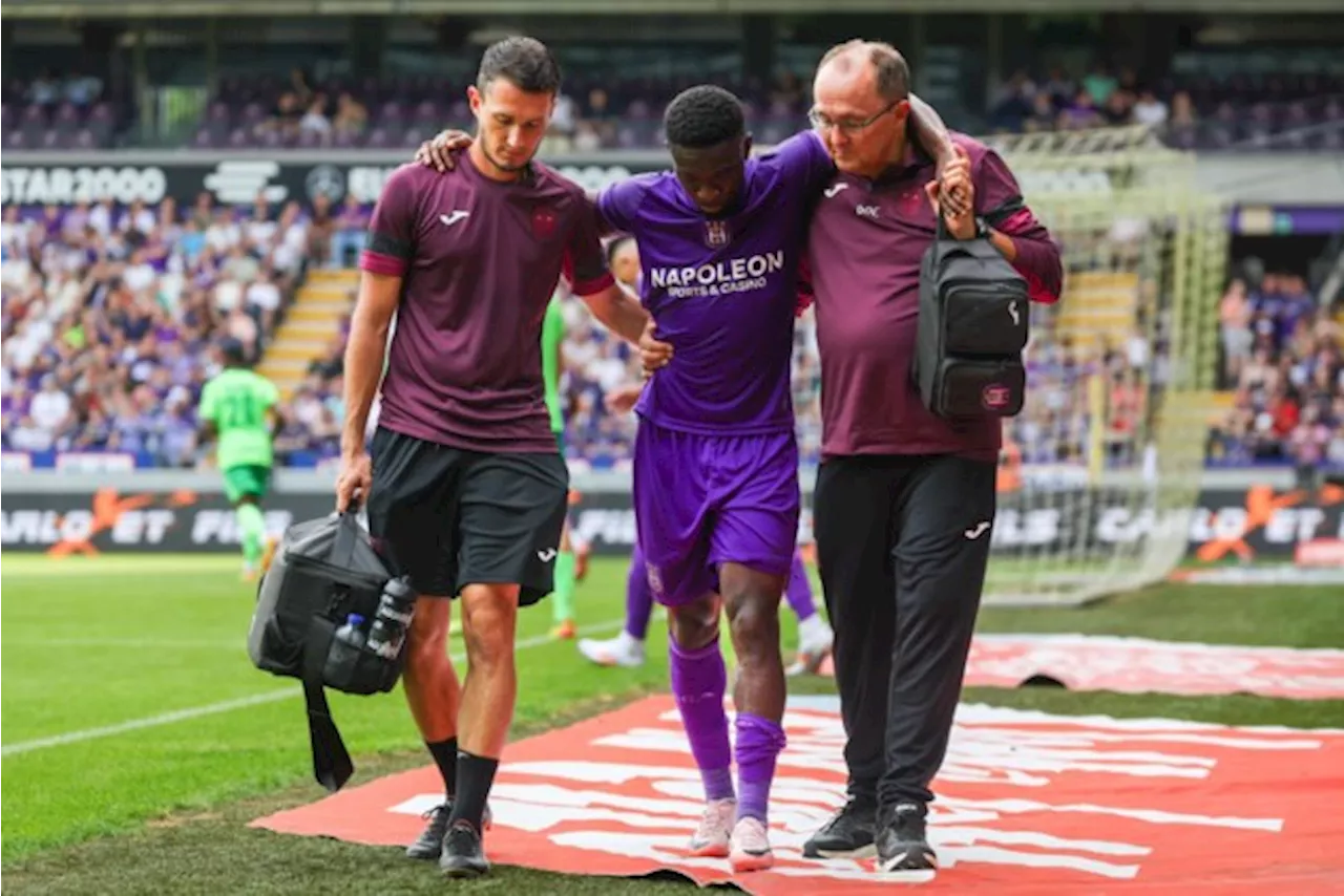 Anderlecht kent verdict: Francis Amuzu enkele weken out