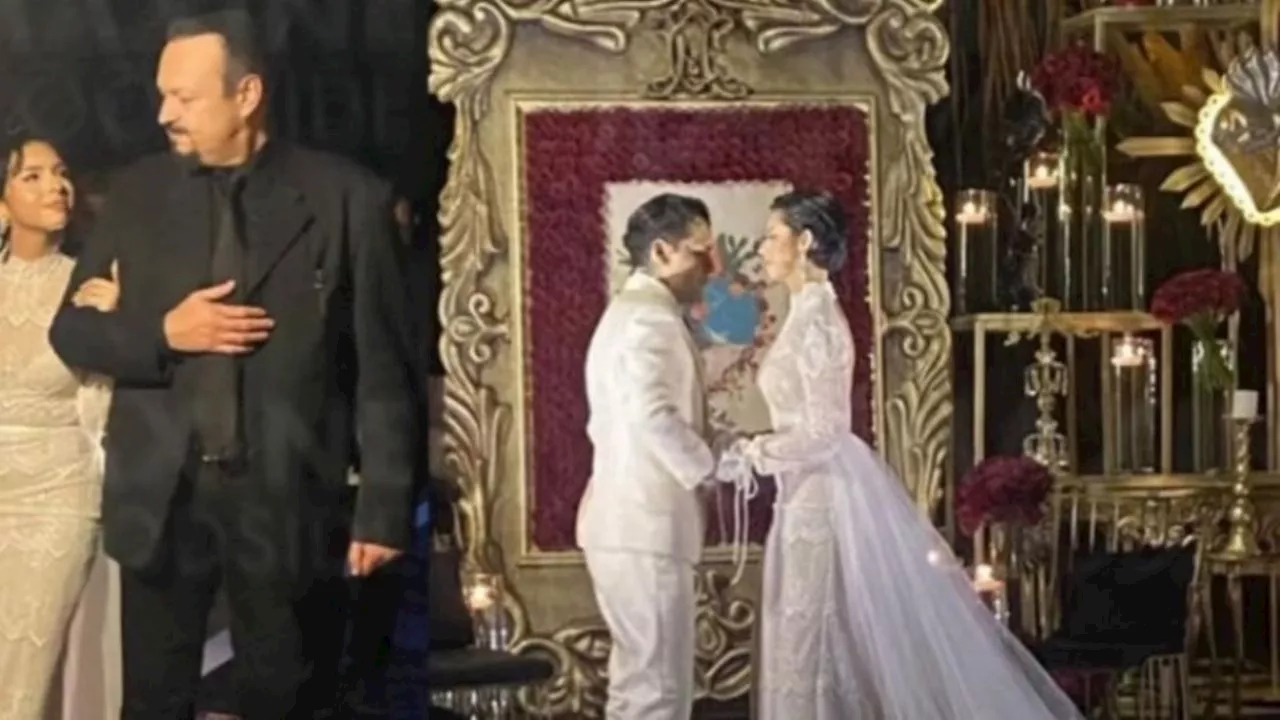 Ángela Aguilar: Pepe Aguilar la entregó en el altar, Nodal y ella se casaron de blanco