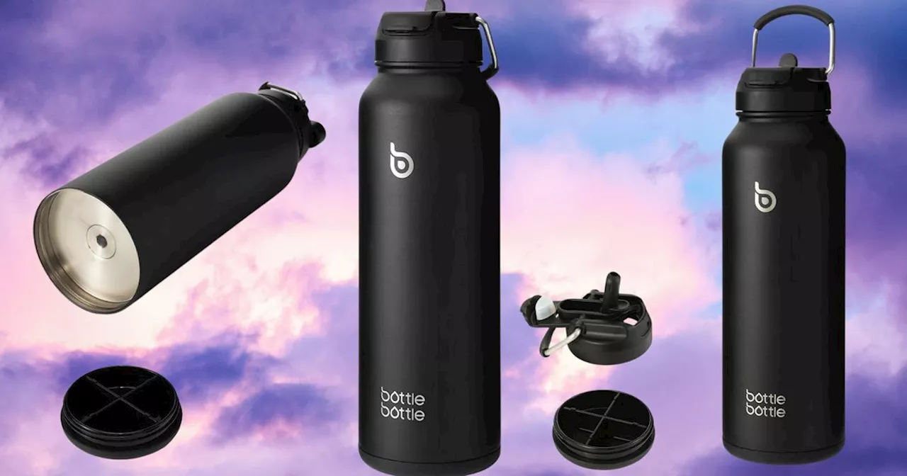 This Insulated Water Bottle Has a 'Secret Stash Spot' For Medication And It's 50% Off Right Now