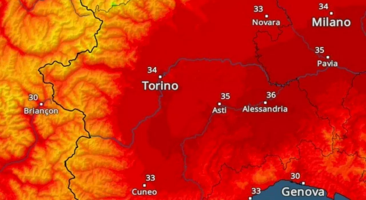 Meteo Torino, weekend caldissimo: allerta per afa fino a domenica