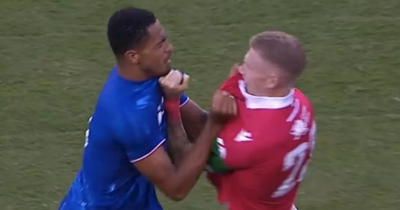 James McClean bust-up with Chelsea and England defender in pre-season clash