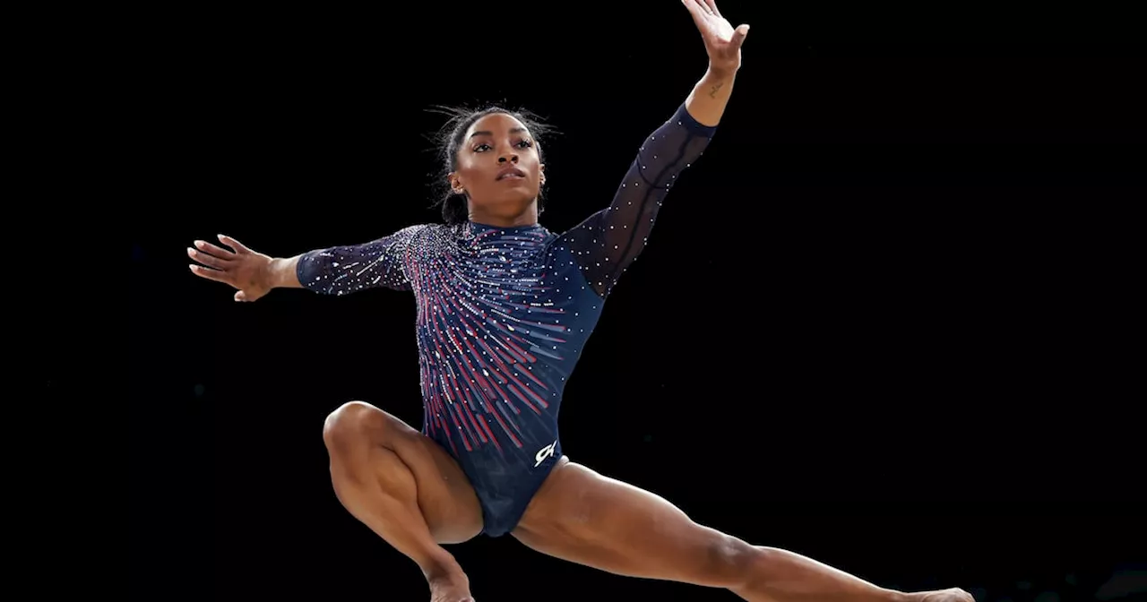 First glimpse of Simone Biles in Paris proves her brilliance is back