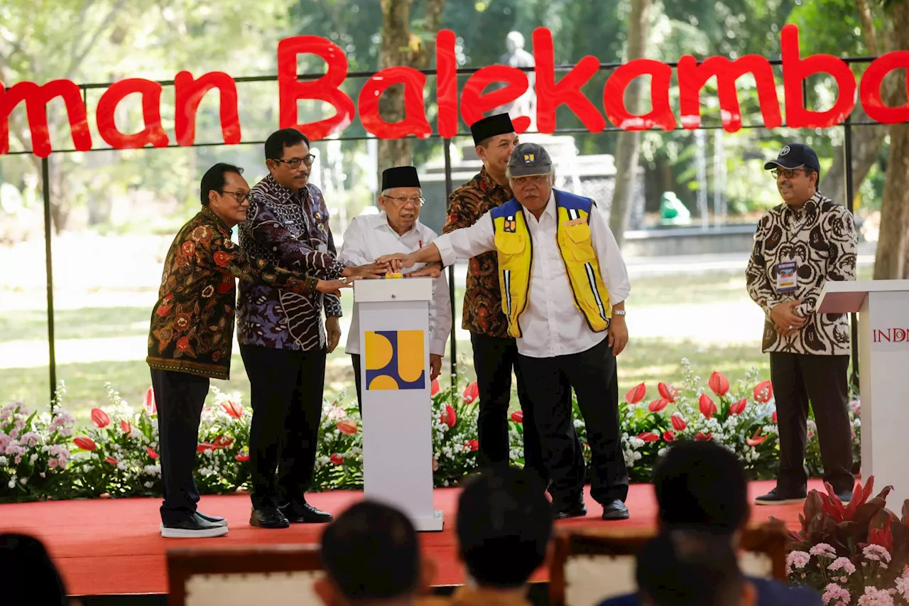 Taman Balekambang yang Diresmikan Wapres Bisa Dimanfaatkan untuk Rekreasi-Edukasi