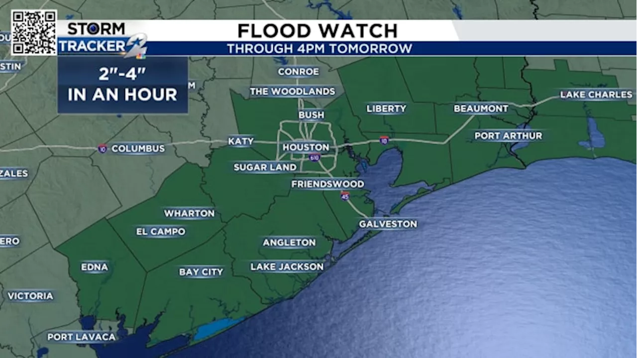 Flood Watch in effect Thursday as more waves of rain moves into Houston