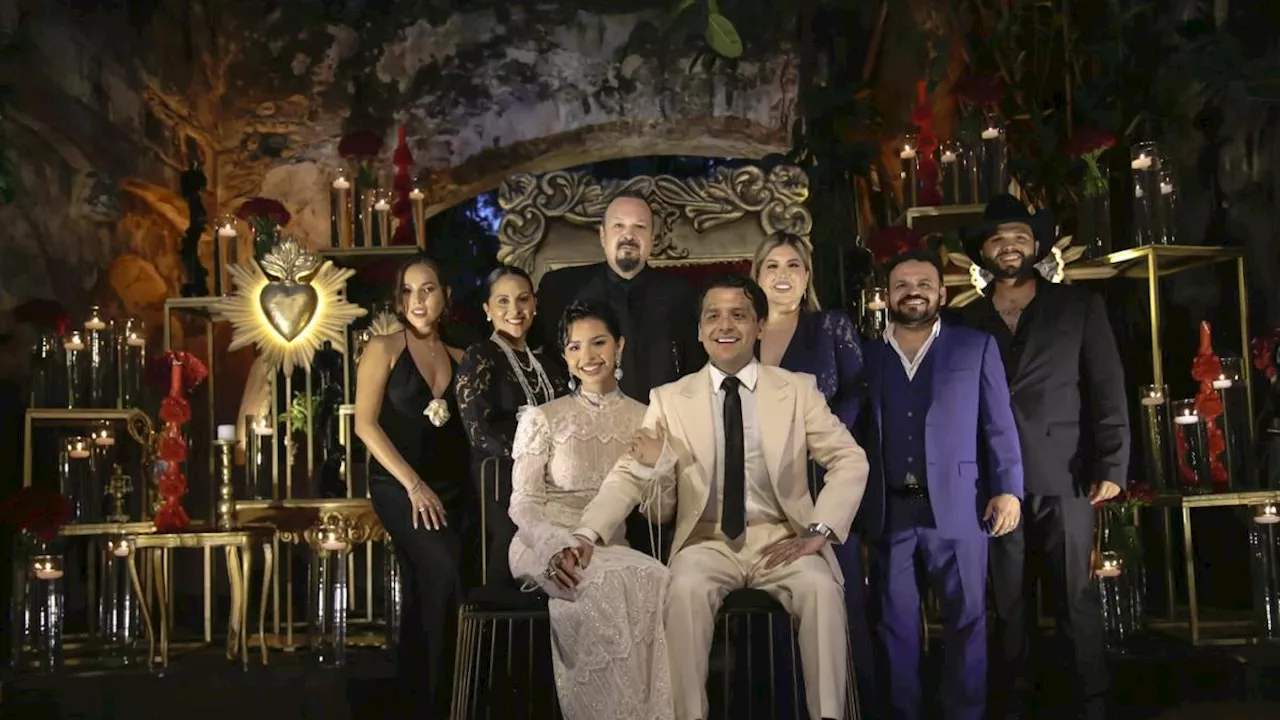 Pepe Aguilar comparte las FOTOS oficiales de la boda de Nodal y Ángela Aguilar: 'amor verdadero'