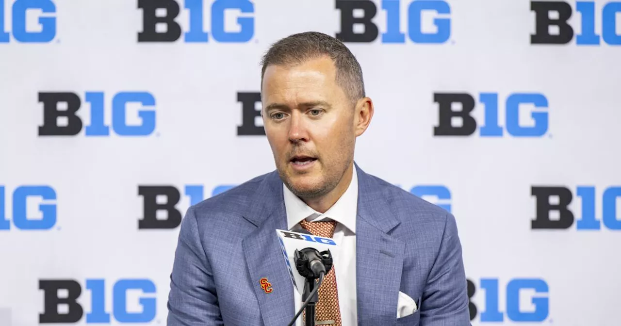 Lincoln Riley brushes off criticism, insists USC is still a power at Big Ten media days