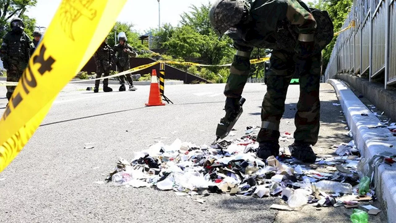 Perang Propaganda Berlanjut, 500 Balon Sampah Korea Utara Mendarat di Korea Selatan dalam 24 Jam